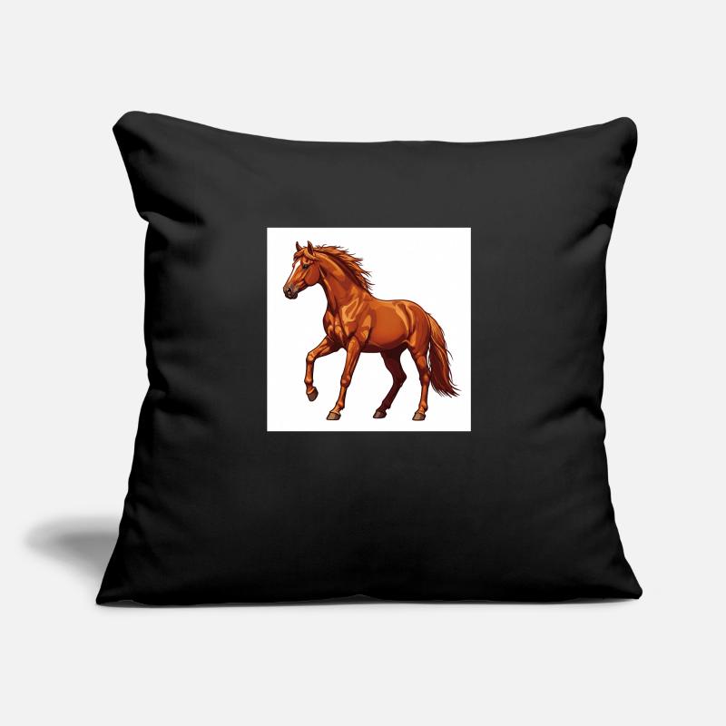 Das Pferd: Ein edles Tier Sofakissen mit Füllung 45 x 45 cm