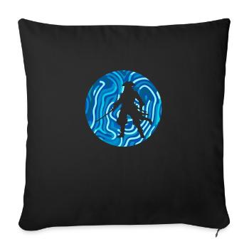 Piraterie Pirate Bay - Coussin et housse de 45 x 45 cm - noir - Devant