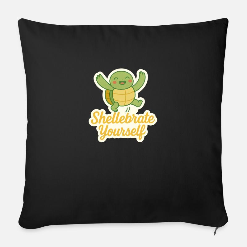 Shellebrate vous-même ! - Coussin et housse de 45 x 45 cm - noir