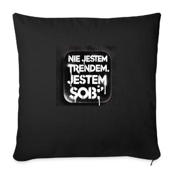 file RHNEMhZ8oRGeCpkMoLSUZi - Sofa pillow with filling 45cm x 45cm - black - Front