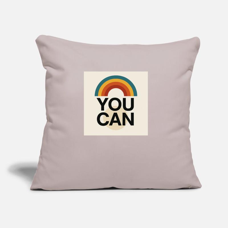 Rainbow design Sofa pillow with filling 45cm x 45cm