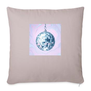 Disco ball - Sofa pillow with filling 45cm x 45cm - light taupe - Front
