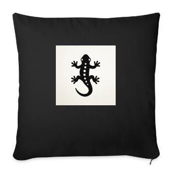 Salamandar - Coussin et housse de 45 x 45 cm - noir - Devant