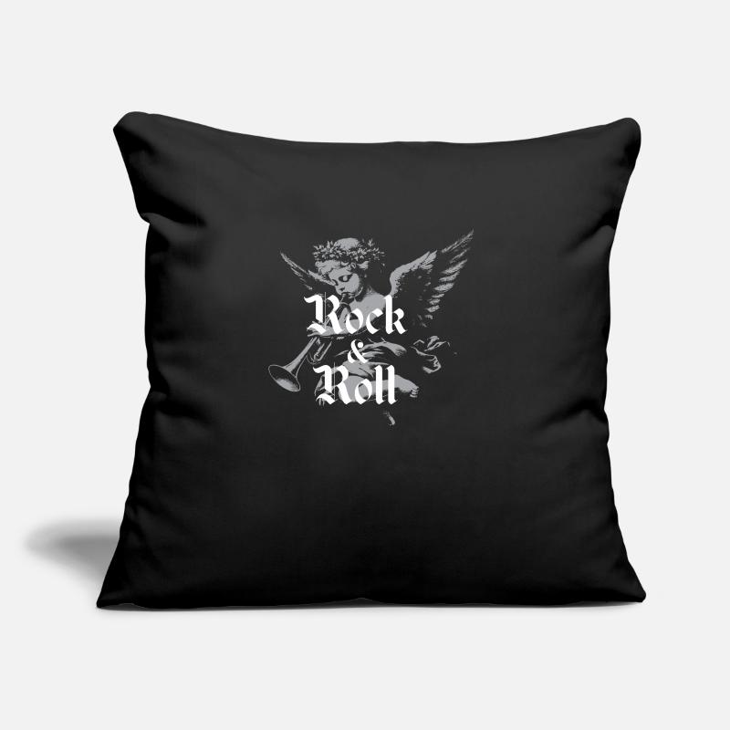 Conception de logo rock and roll Coussin et housse de 45 x 45 cm