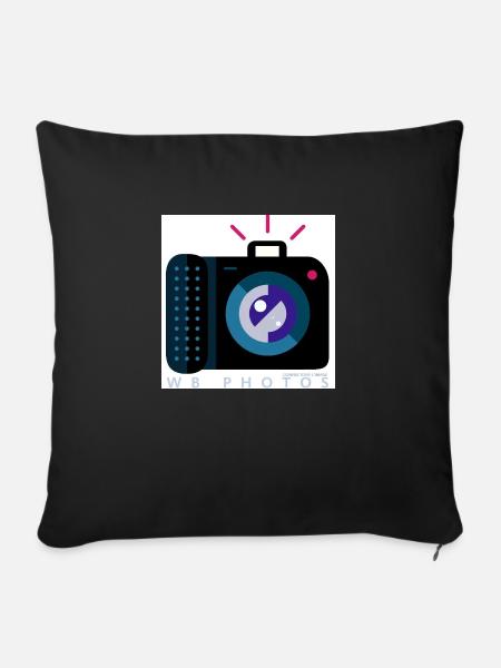 LOGO WBP - Sofakissen mit Füllung 45 x 45 cm - Schwarz