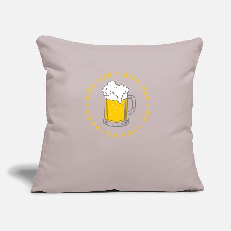 Les abeilles ici - Oder ich fall um ! Coussin et housse de 45 x 45 cm