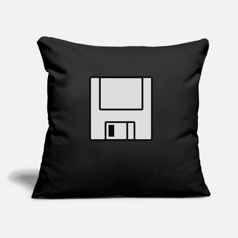 Computer-Diskette Sofakissen mit Füllung 45 x 45 cm