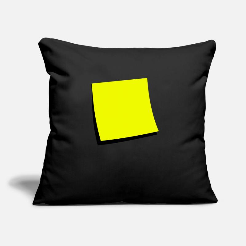 sticky note - add text Sofa pillow with filling 45cm x 45cm