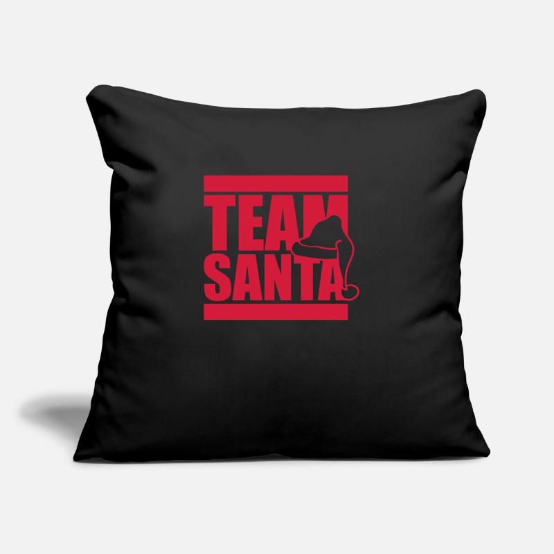 équipe de conception amis de l'équipe joyeux Noël de Noël Coussin et housse de 45 x 45 cm