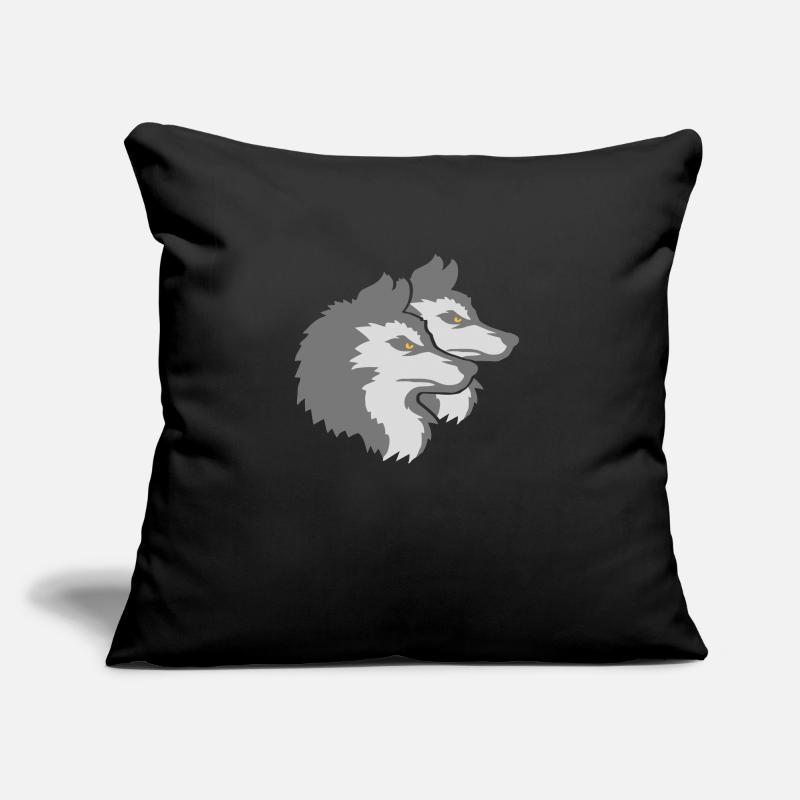 Logo de l’équipe Wolf Pack Coussin et housse de 45 x 45 cm
