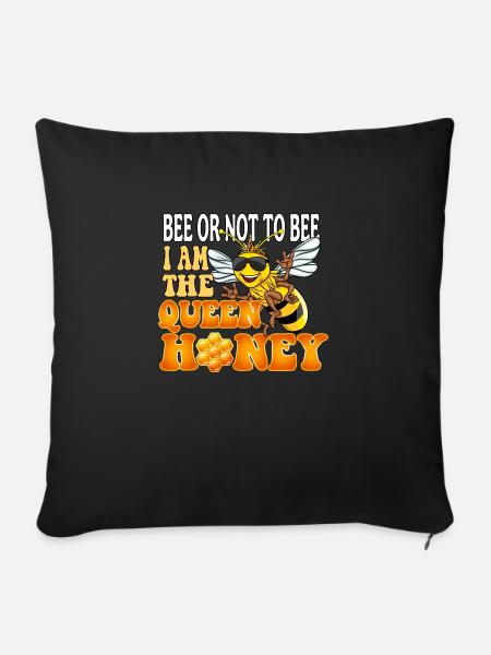 Beequeen - Sofakissen mit Füllung 45 x 45 cm - Schwarz