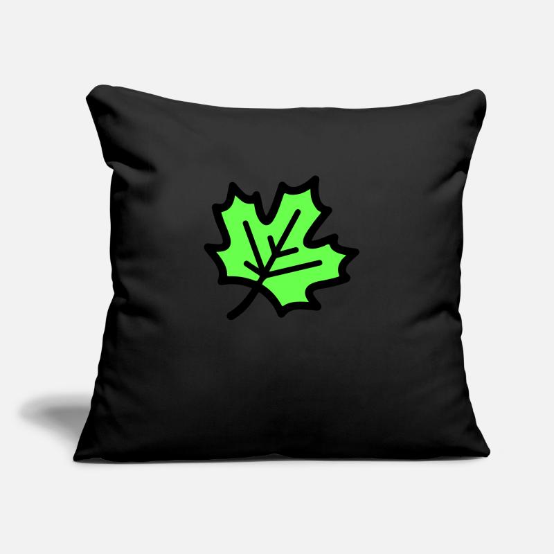 Feuille d’érable Feuille d’érable Icône d’automne Coussin et housse de 45 x 45 cm