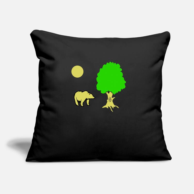 bär baum Sofakissen mit Füllung 45 x 45 cm