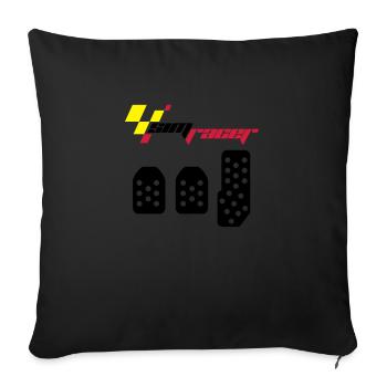 SimRacing /// Simracer /// Top gear - Coussin et housse de 45 x 45 cm - noir - Devant