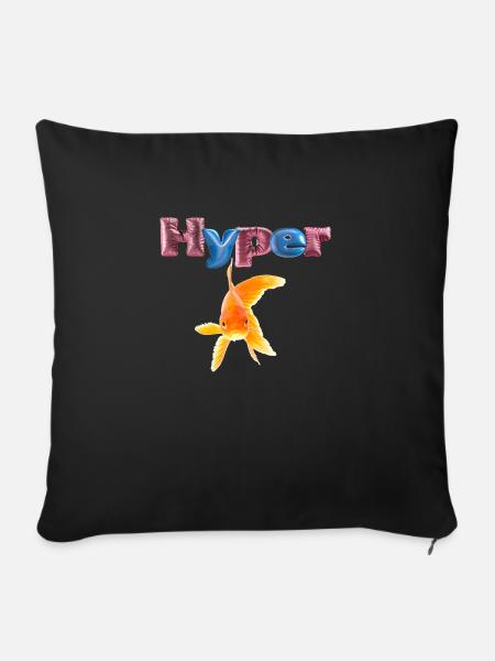 Hyper & Tanzen - Sofakissen mit Füllung 45 x 45 cm - Schwarz