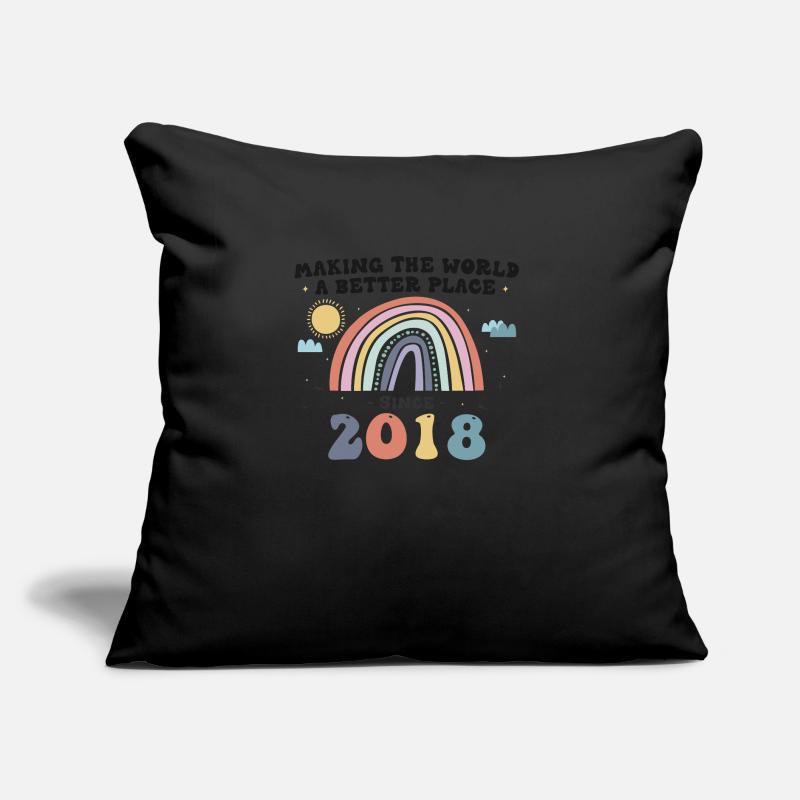 Making The a World Better Place Since 2018, 5th Sofa pillow with filling 45cm x 45cm