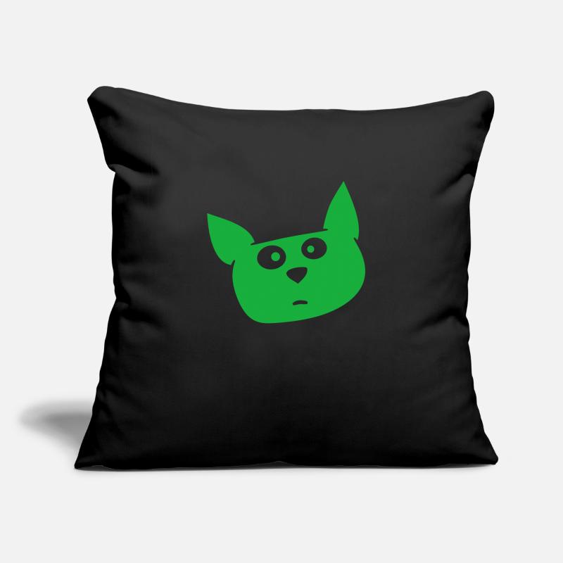 Confused cat looking curious funny grimace Sofa pillow with filling 45cm x 45cm