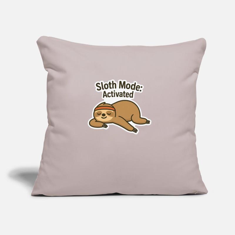 Sloth Mode: ON - Sloth Mode activated Sofa pillow with filling 45cm x 45cm