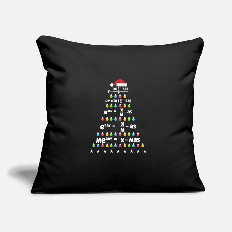 Math Arbre de Noël Math Formule Math Noël Coussin et housse de 45 x 45 cm