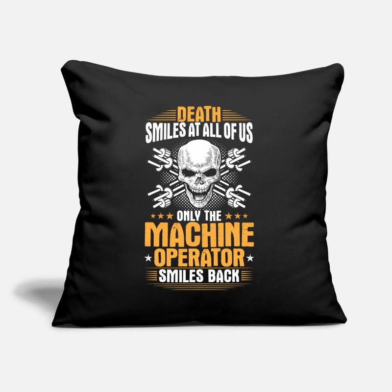 Machine Operator Plant Operator Machine Operator Sofa pillow with filling 45cm x 45cm