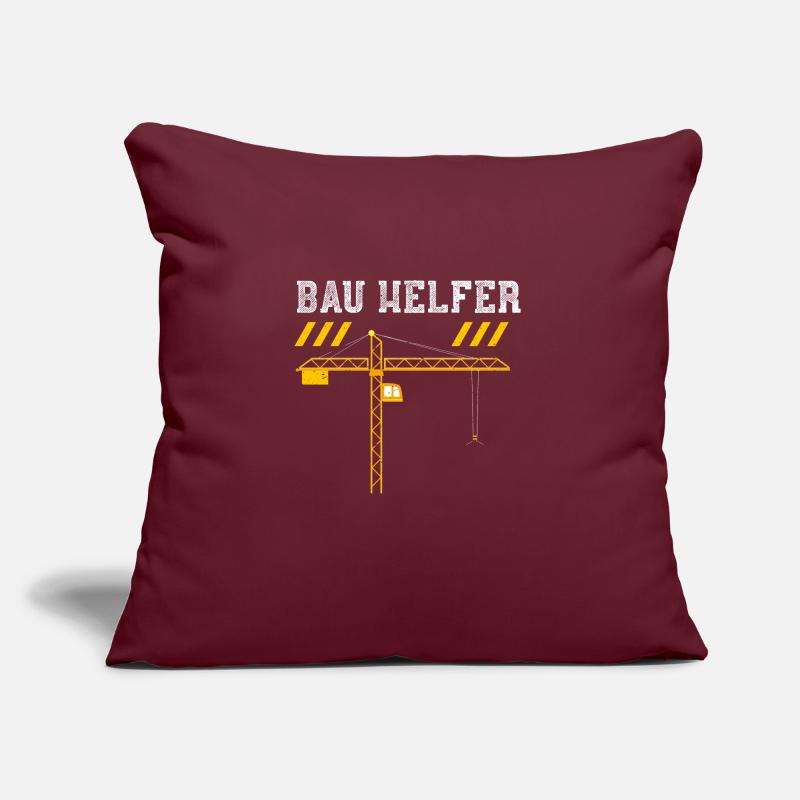 Bau Helfer - Construction Worker Sofakissen mit Füllung 45 x 45 cm