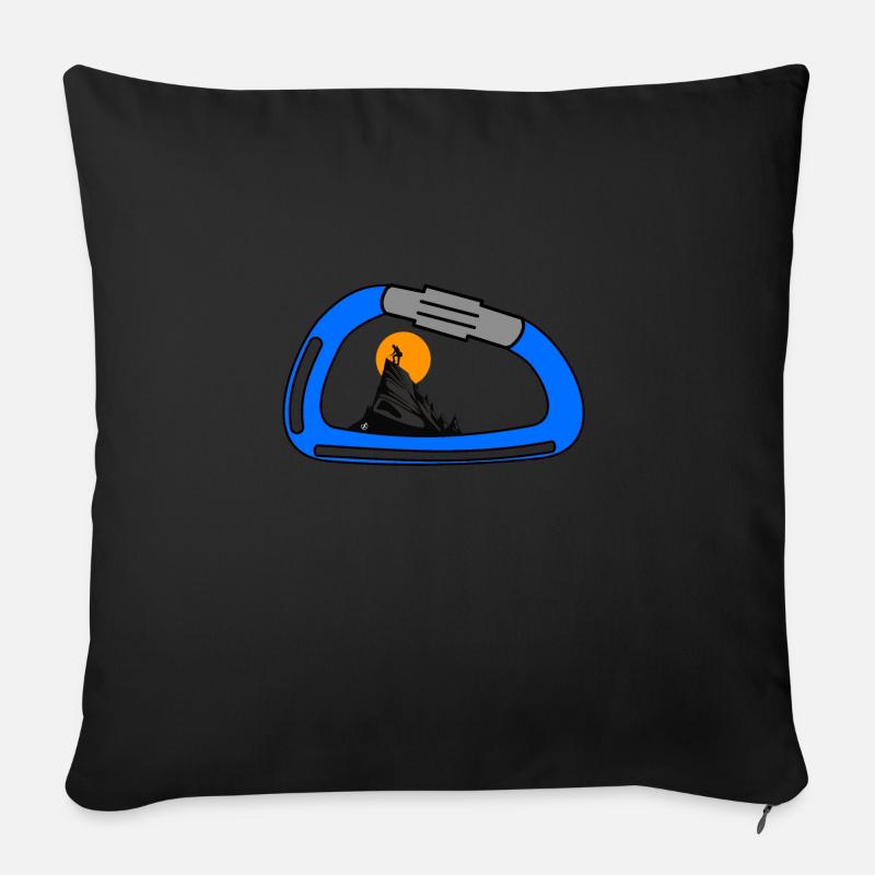 MousquetonBlick - Coussin et housse de 45 x 45 cm - noir