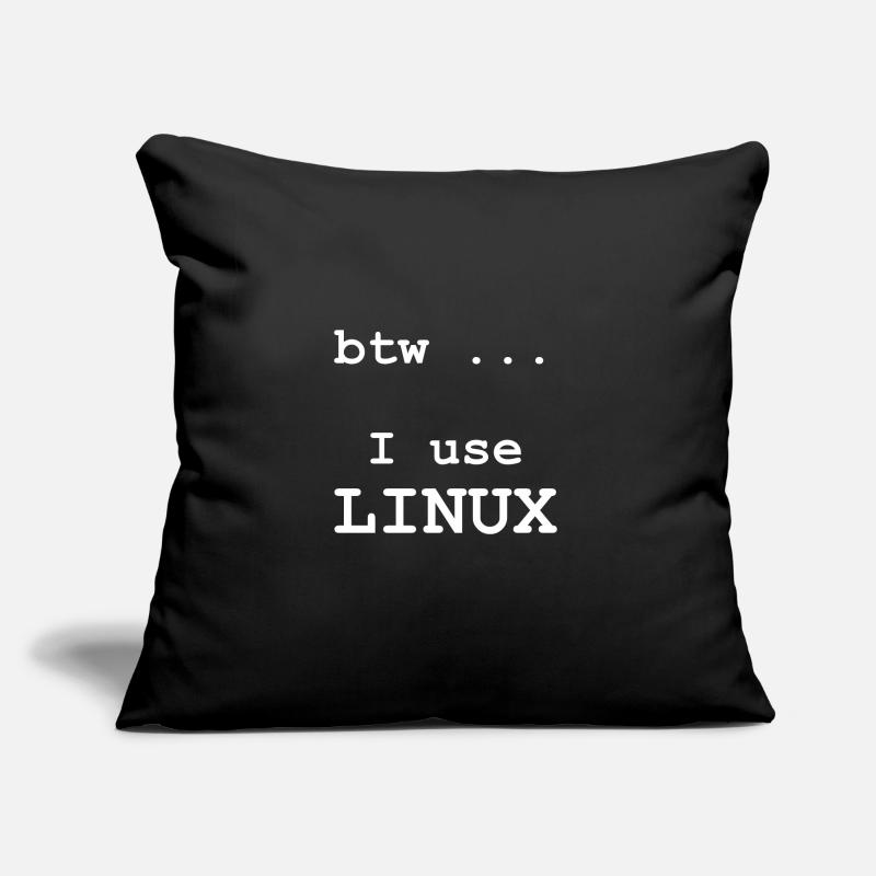 J’utilise Linux Coussin et housse de 45 x 45 cm