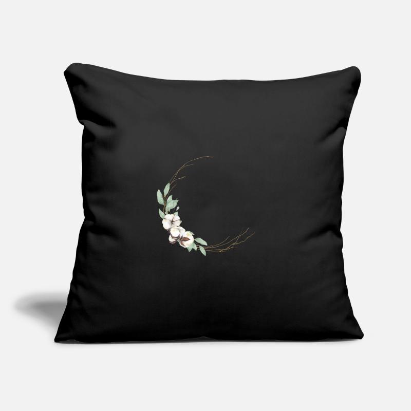 Half wreath Boho customizable Sofa pillow with filling 45cm x 45cm