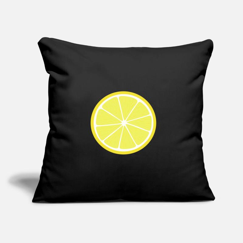 tranche de citron Coussin et housse de 45 x 45 cm
