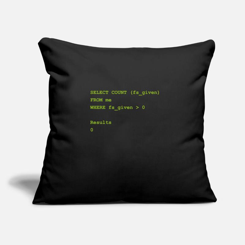 Select count geschenk Programming Informatique Coussin et housse de 45 x 45 cm