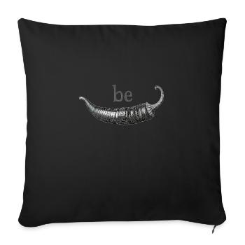 be Chilli - Sofakissen mit Füllung 45 x 45 cm - Schwarz - Vorne