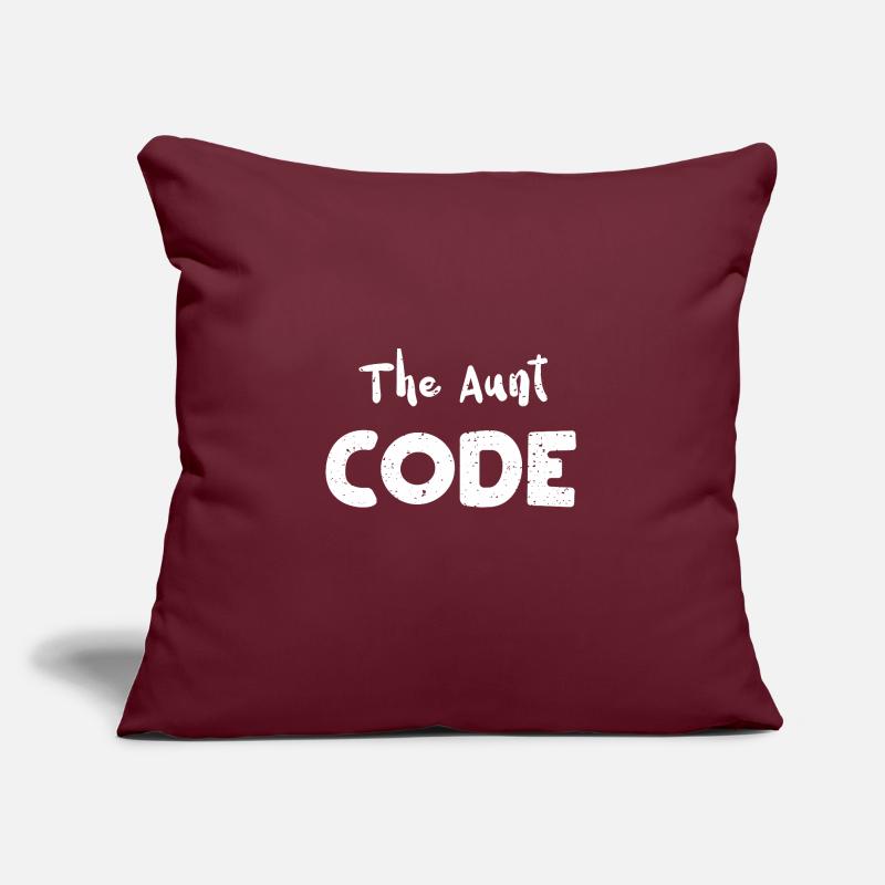 The Aunt Code - Aunt Sofa pillow with filling 45cm x 45cm
