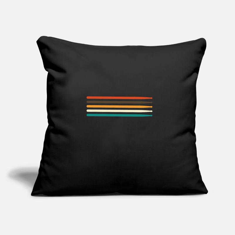 drums sticks for drummers Drum Lover Drumsticks Sofa pillow with filling 45cm x 45cm