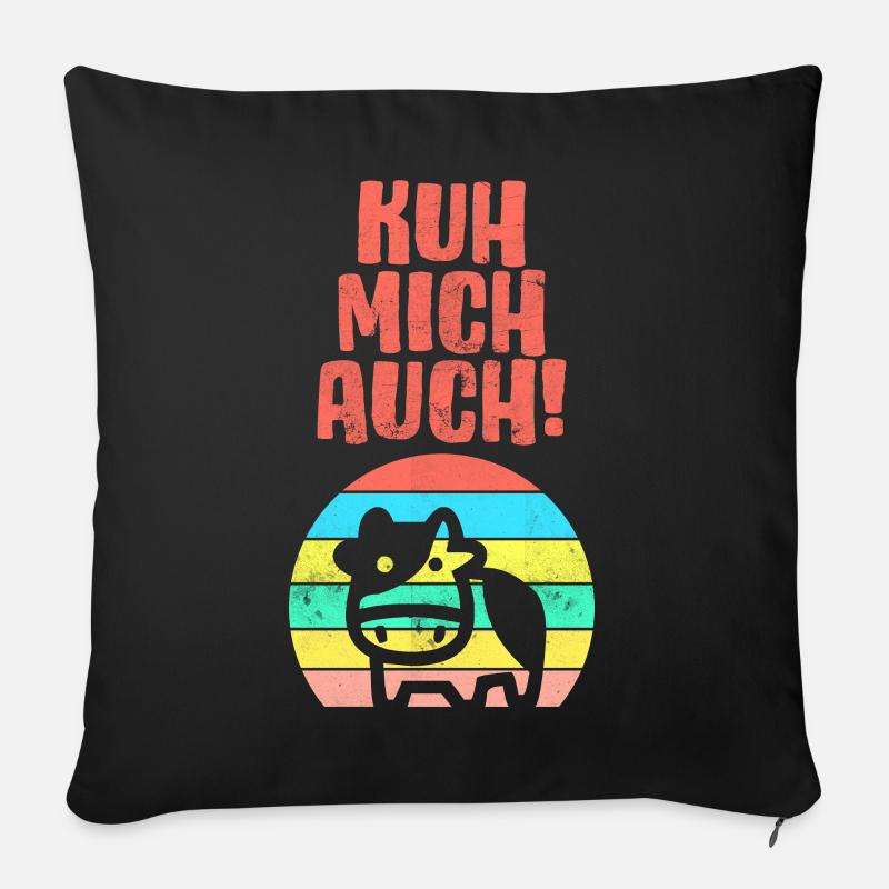 JE | LMAA | Toi aussi, tu me dis parodies - Coussin et housse de 45 x 45 cm - noir