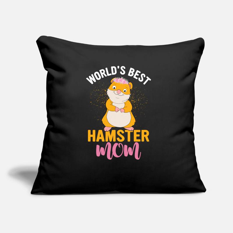 Weltbeste Hamstermutter Sofakissen mit Füllung 45 x 45 cm