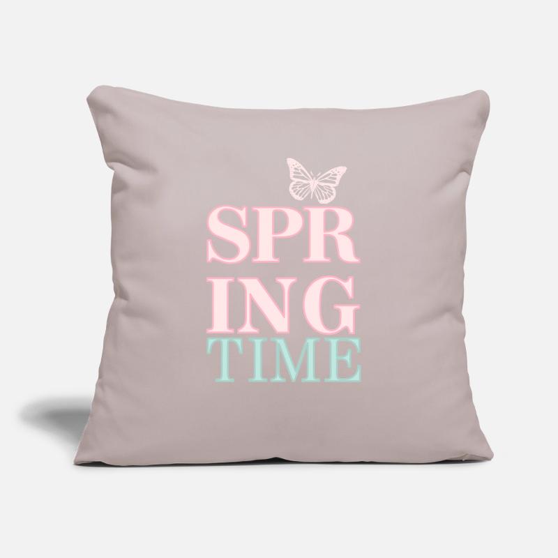 Spring Time - Spring is here! Sofa pillow with filling 45cm x 45cm
