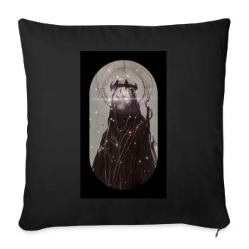 Totenkopf Geist mystisch - Sofakissen mit Füllung 45 x 45 cm - Schwarz - Vorne