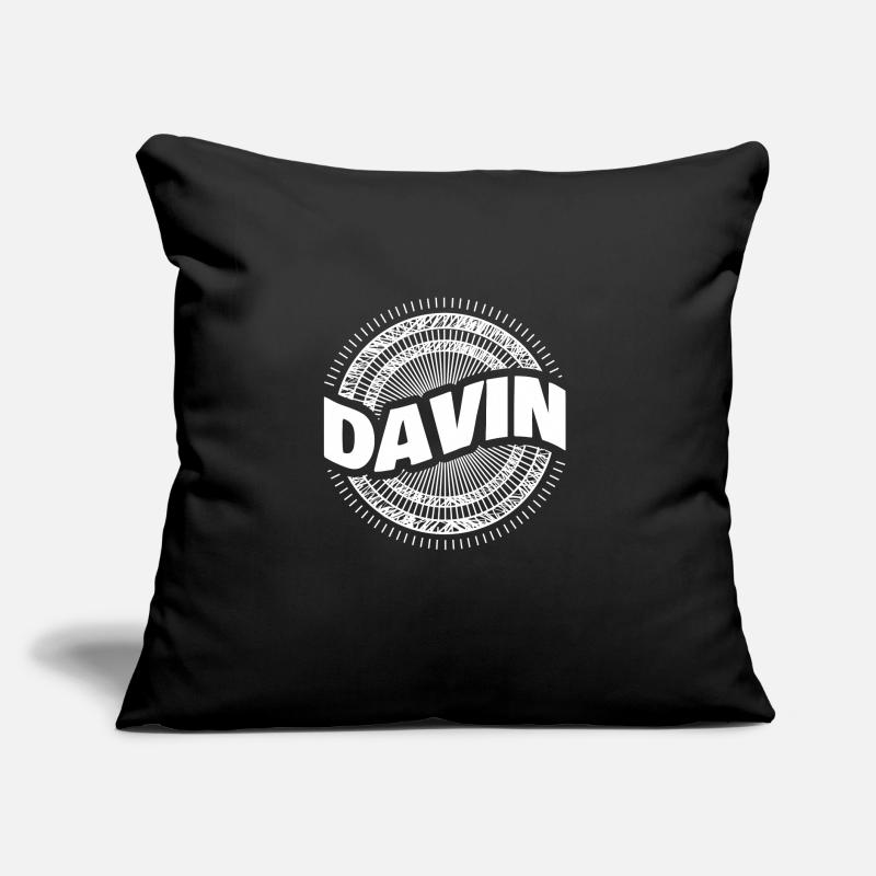 Davin comme idée cadeau Coussin et housse de 45 x 45 cm