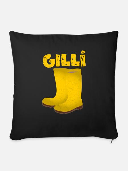 Gilli Gilbert Gerald - Sofakissen mit Füllung 45 x 45 cm - Schwarz
