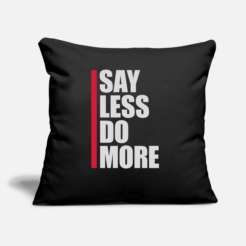 say less do more Sofa pillow with filling 45cm x 45cm