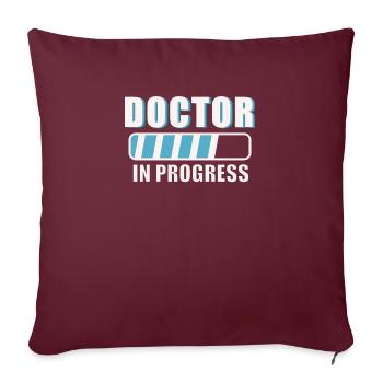 Docteur Docteur Travail Médecins - Coussin et housse de 45 x 45 cm - bordeaux - Devant