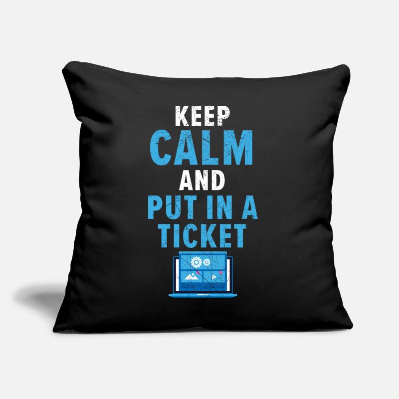 Technical Support Fixes your self-problems on a daily basis Sofa pillow with filling 45cm x 45cm