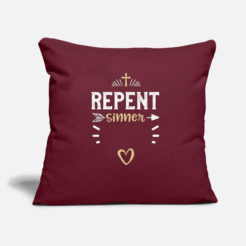 Repent Sinner - Jesus Sofa pillow with filling 45cm x 45cm