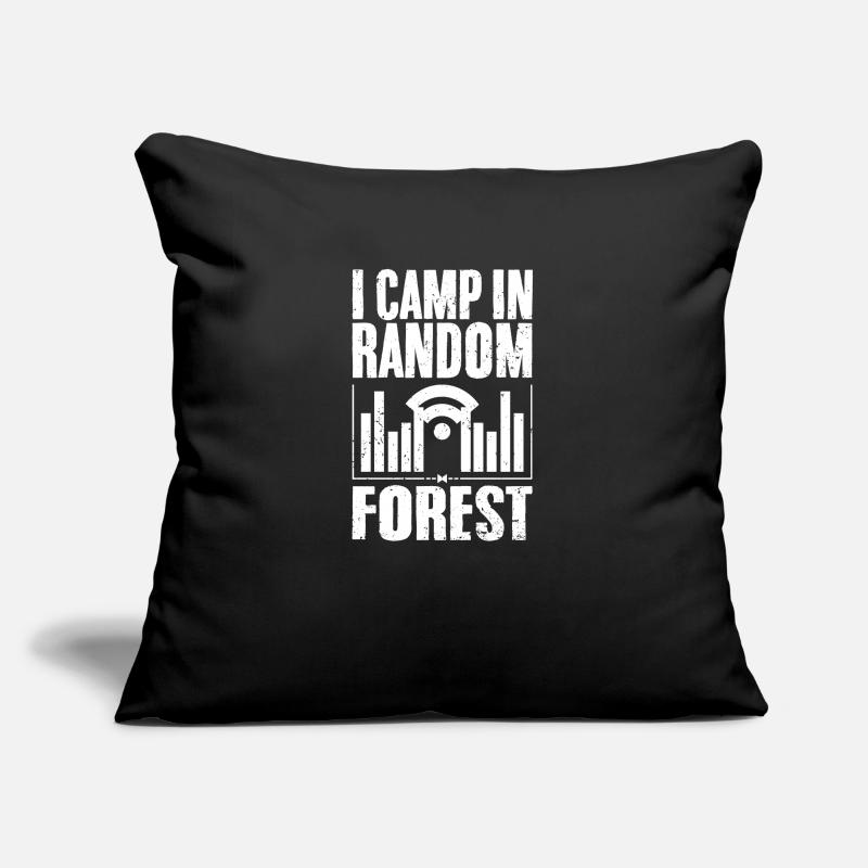 Drôle Je campe dans une forêt aléatoire Data Science A Data Coussin et housse de 45 x 45 cm