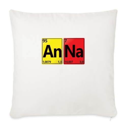 Anna - Dein Name im Chemie-Look - Sofakissen mit Füllung 45 x 45 cm