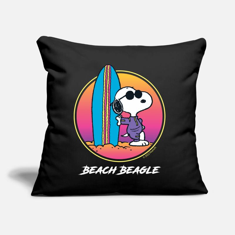 Peanuts Snoopy Beach Beagle Sofa pillow with filling 45cm x 45cm