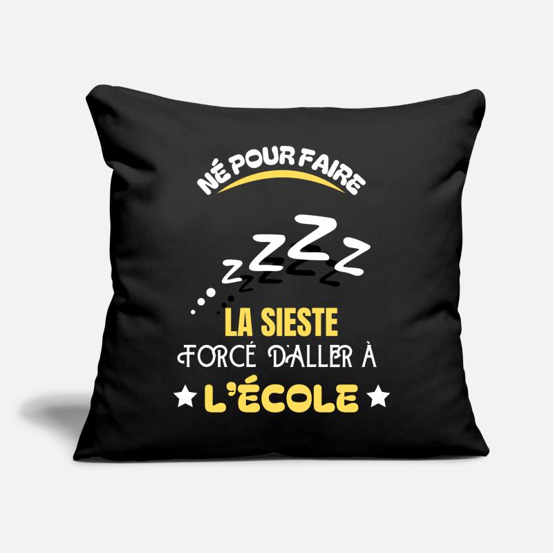 La Sieste Forcée À l'École Coussin et housse de 45 x 45 cm