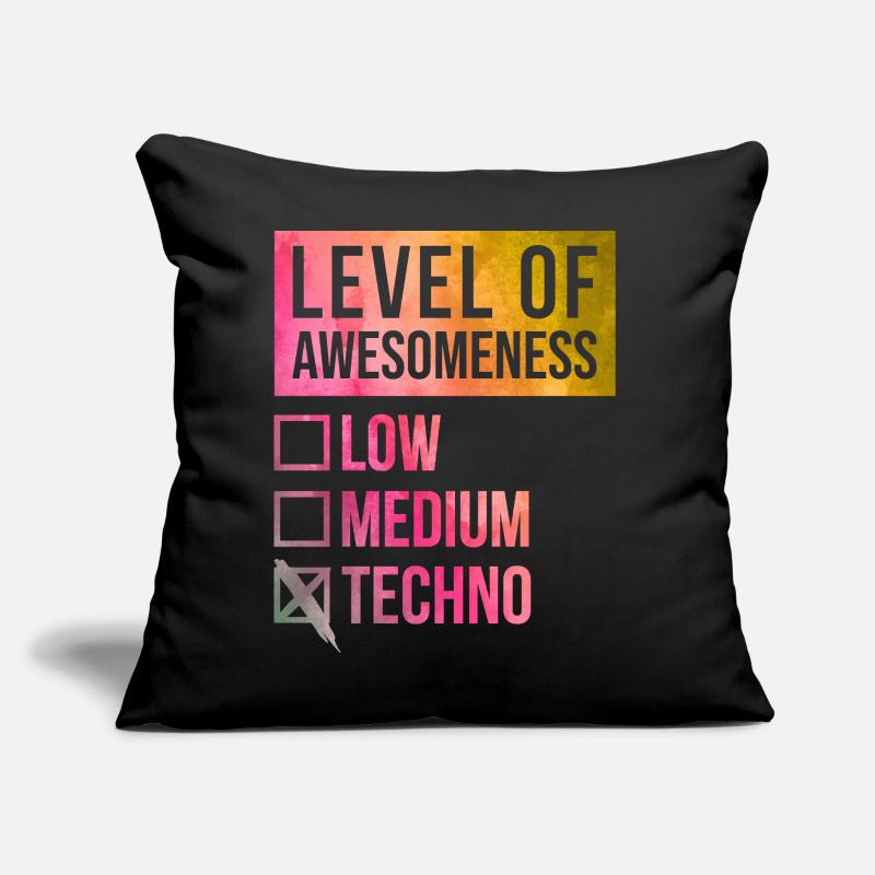 Techno Sofakissen mit Füllung 45 x 45 cm