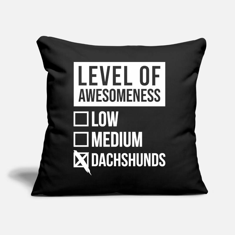 Teckel Coussin et housse de 45 x 45 cm