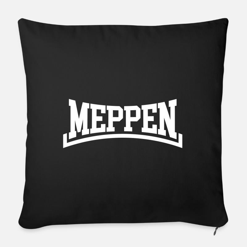Meppen - Sofakissen mit Füllung 45 x 45 cm - Schwarz